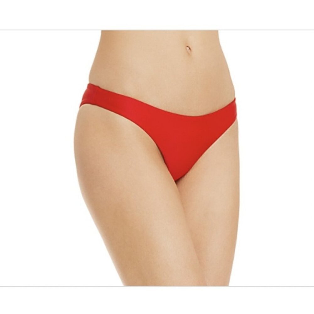 Jade Swim Women's $90 Most Wanted Bikini Swim Bottom Lava Red Size M